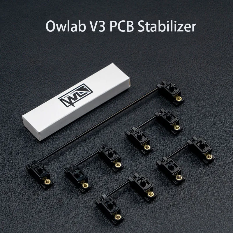 Owlab V3 PCB Mount Screw in Stabilizer Gamer Mechanical Keyboard OW 6.25U 7U Spacebar Custom Steel Wire Satellite Axis Alice80