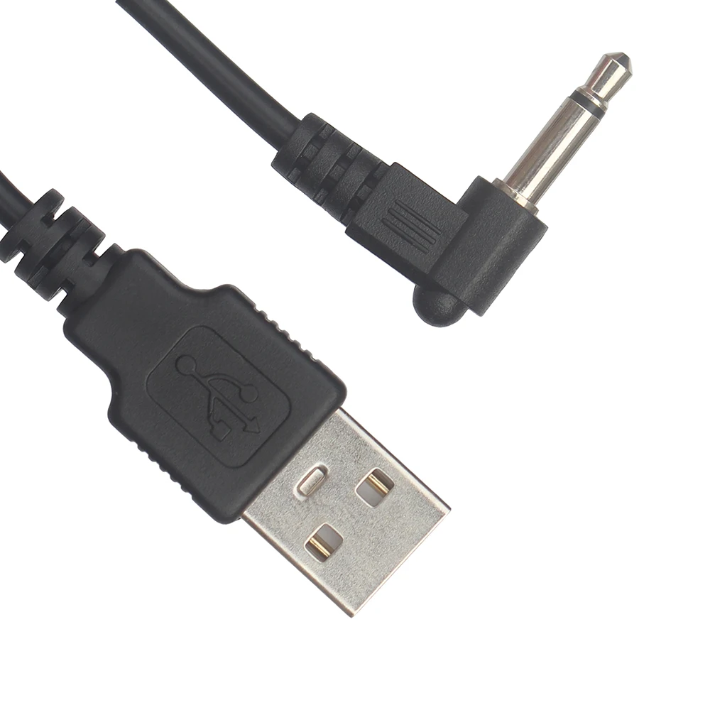 0.5M 3.5mm Mono Male to USB Power Cable  Jack 3.5mm 2 Pole  to USB Charging Cable