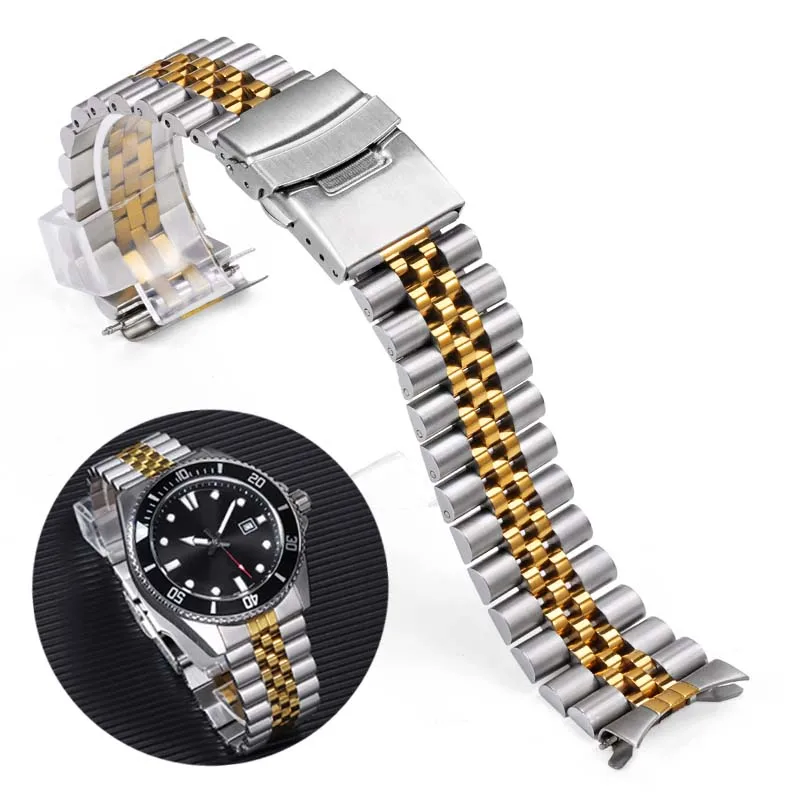 

For Casio MDV 106 107 Stainless Steel Watch Strap Curved End Band 22mm Bracelet 2784 Watchbands for Men Classic Wrist Belt