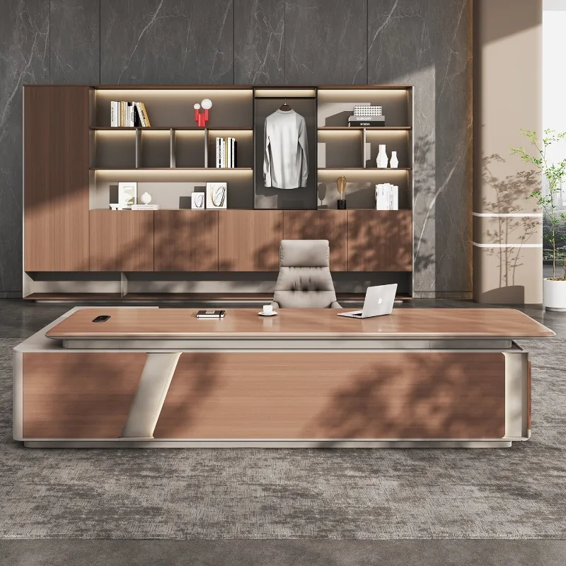 

Crafts Decoration Office Desk Modern Storage Executive Reception Office Desk Display Aesthetic Meuble Bureau Salon Furniture
