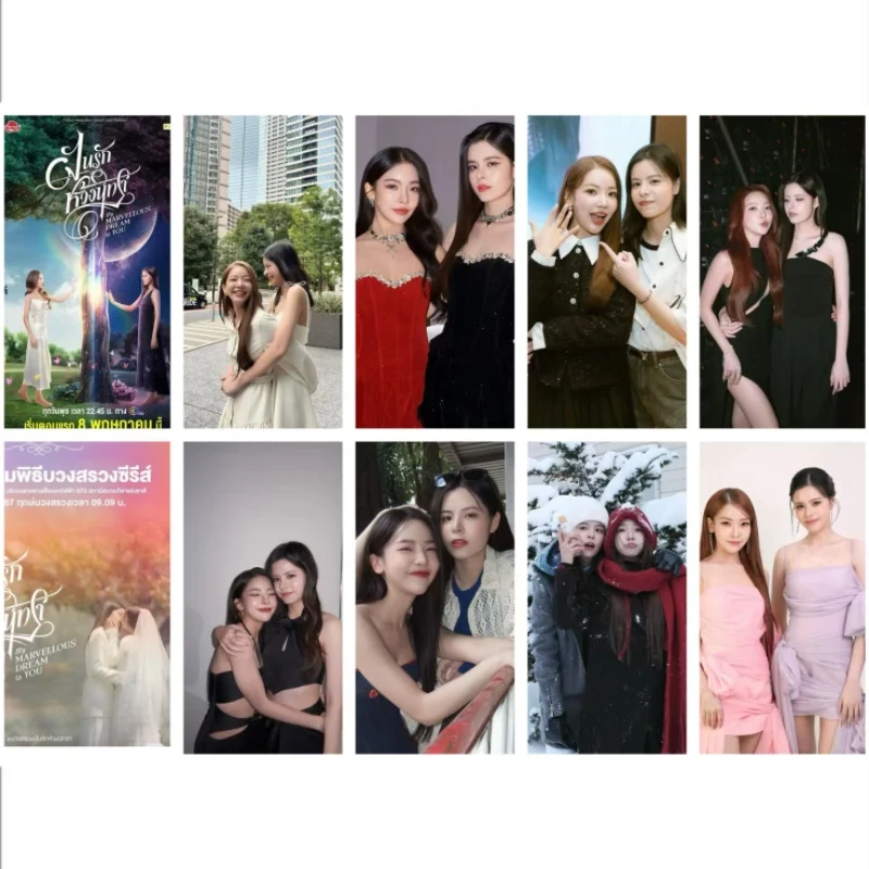 

10 шт./компл. наклейки для карт Faymay Fayriezz Maywyda Thai TV Dream The Series Drama Stills автобус еда телефон ноутбук DIY наклейка