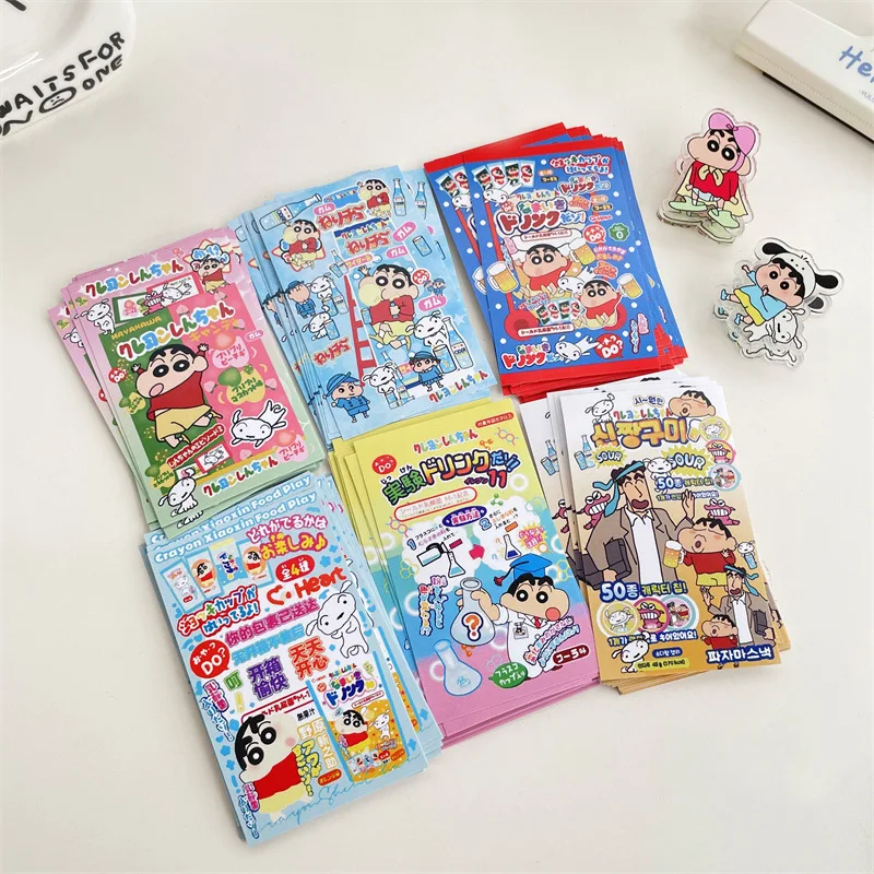 Anime Kawali Crayon Shin-Chan Nohara Shiro Sealing Stickers Diy Handbook Stationery Ins Cute Friend Gift Birthday Gift For Girls