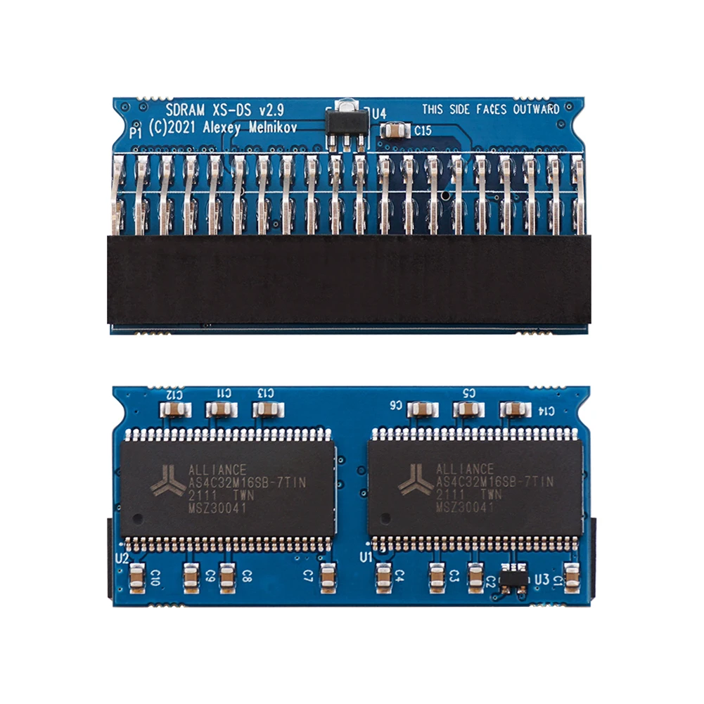 استبدال وحدة الذاكرة 128 ميجابايت للوحة Bitfunx Mister SDRAM XS-DS V2.9 لوحدة Mister FPGA فائقة النحافة