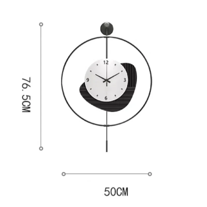 Minimalist Trendy Wall Clock Modern Elegant Stylish Nordic Wall Decoration Unique Aesthetic Orologio Da Parete Home Furniture