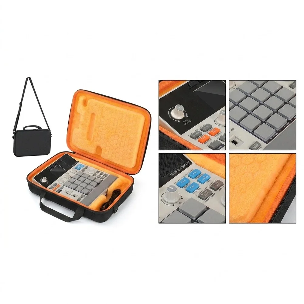 For Professional Grade EVA Hard MPC Standalone Portable Sampler with Protective Padding and Smooth Handle Grip