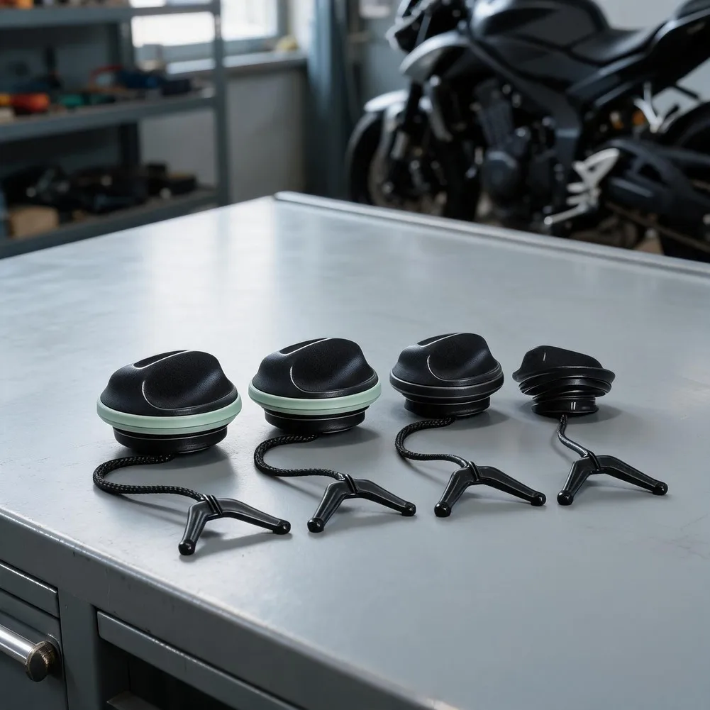 Fuel Cap Locking Mechanism Replacement Fuel Cap Oil Fuel Cap Set Secure Locking Mechanism Tool-free Replacement