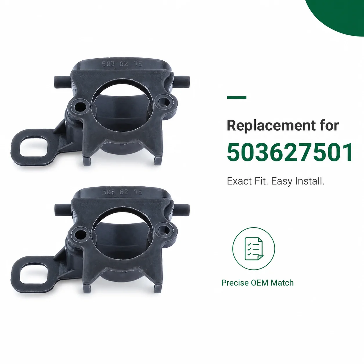 2pcs Air Filter Holder For Husqvarna 372 371 365 362 372XP Chainsaw Intake Angle Bracket Kit 503 62 75-01 Replacement Saw Parts