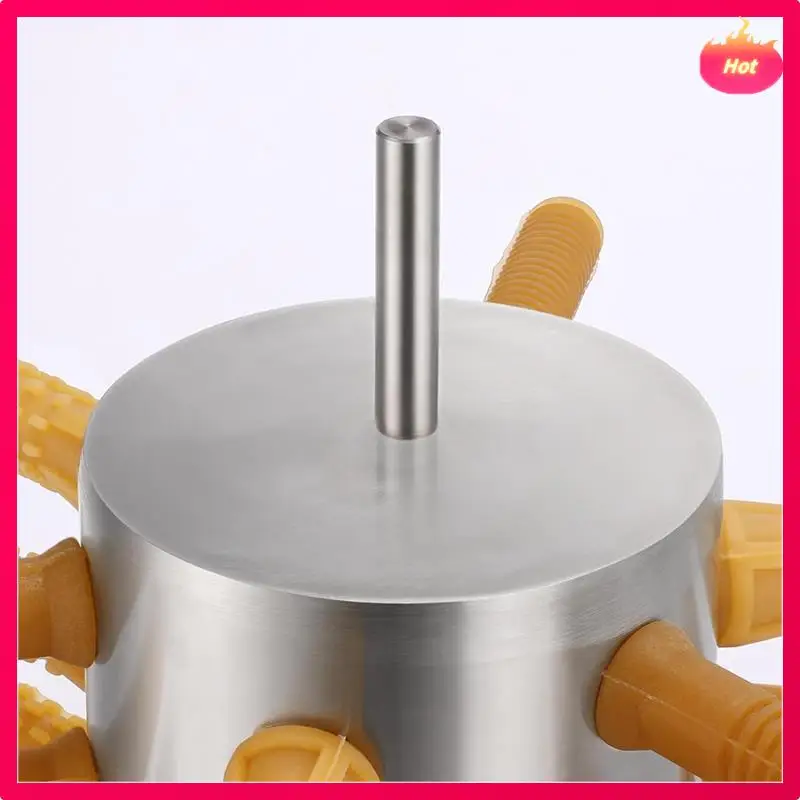 AD-1 PCS مزيل الدواجن من الريش، 18 إصبعًا جديدًا، فضي وبني 0.4 بوصة مثقاب ناتف الدجاج، آلة ناتف الدواجن