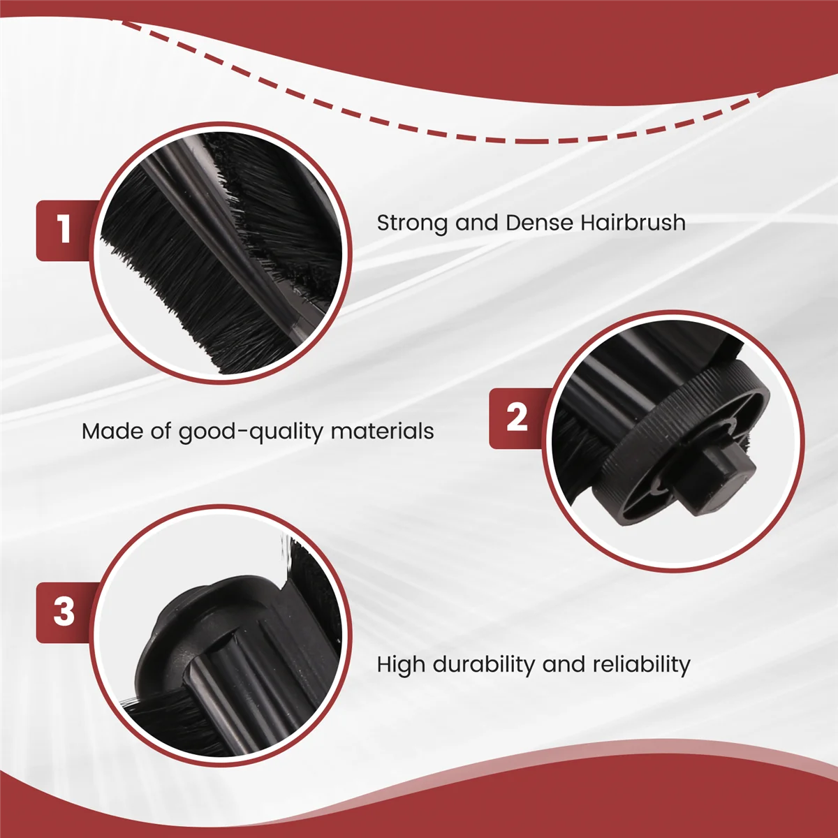 Per W20 / W20 Pro Robot aspirapolvere Spazzola laterale principale Accessori filtro Hepa Sostituzione di ricambio