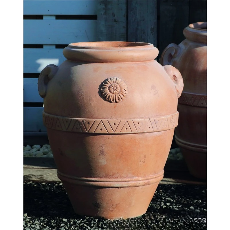 

Pottery pot breathable flower pot outdoor courtyard garden decoration