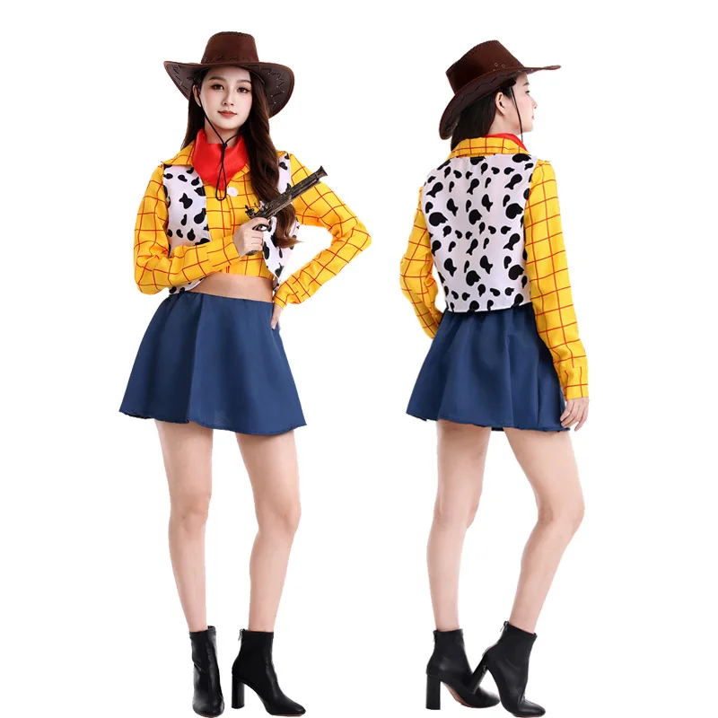 loween Costume Toy S Woody Costume di scena Abbigliamento tradizionale cinese da donna Vestito da celebrazione del festival