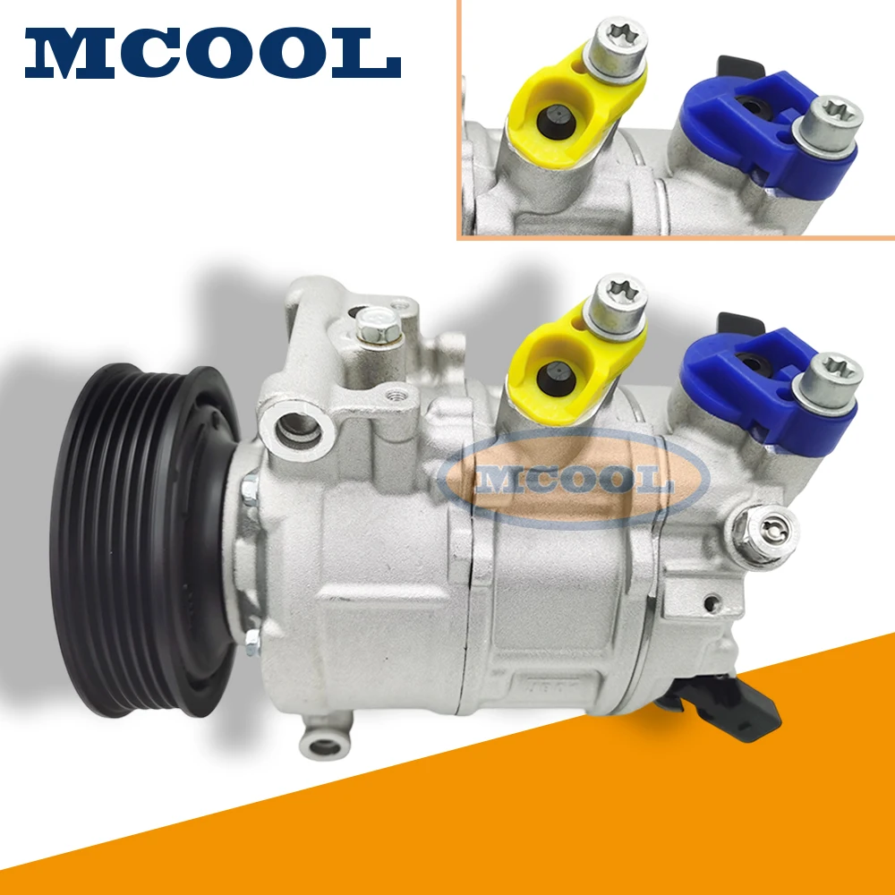 

Компрессор кондиционера 6SEU14C для AUDI A4 A5 A6 Q5 Q7, PORSCHE MACAN 8T0260805E 8T0260805N 437100-8010 4371008010 4M0820803 447150-5356