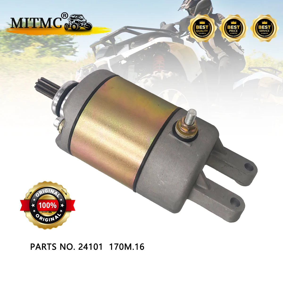 

Стартер 170 м.16 для Linhai 250 260 300 400 Yam * ha Keeway Jinlang Feishen скутер ATV LH170M.16 24101