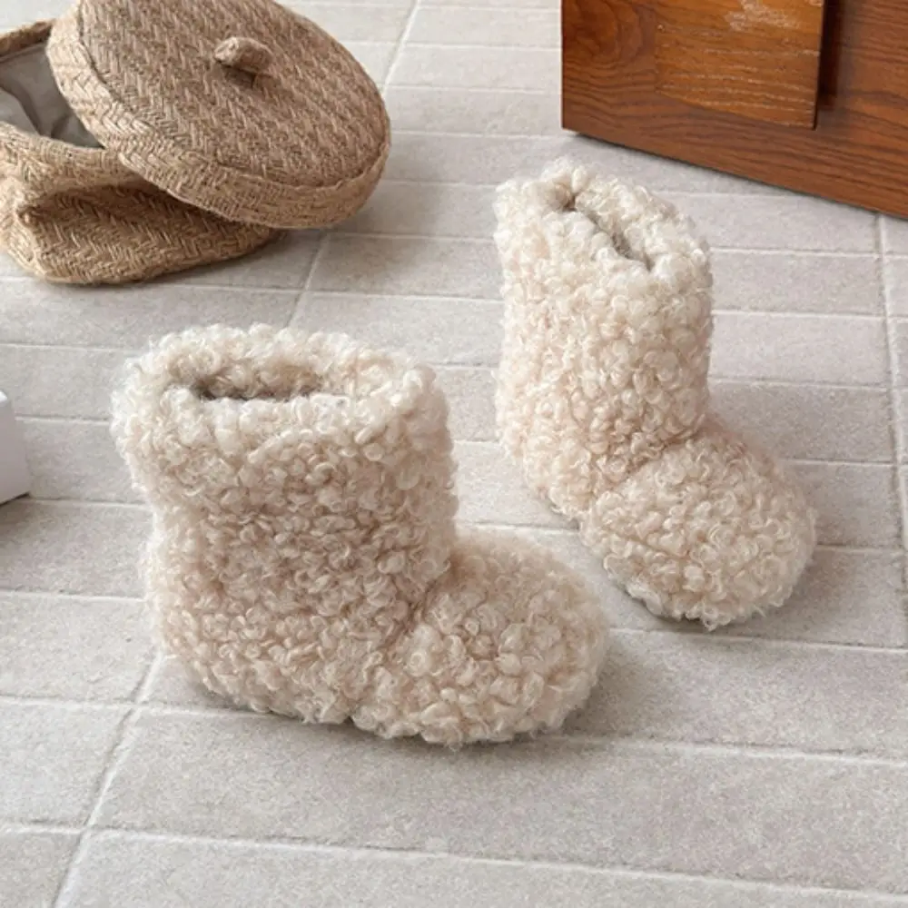 جديد المضادة للانزلاق الأطفال الثلوج التمهيد معزول سميكة الدافئة الأحذية القطنية الشتاء التمهيد القصير المناسبات غير رسمية