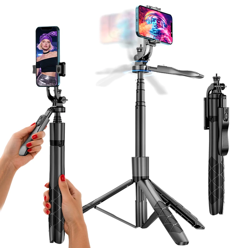 

Беспроводной штатив-монопод L16 1530 мм для селфи, складной, для экшн-камер Gopro и смартфонов, для стабильной съемки и прямых трансляций