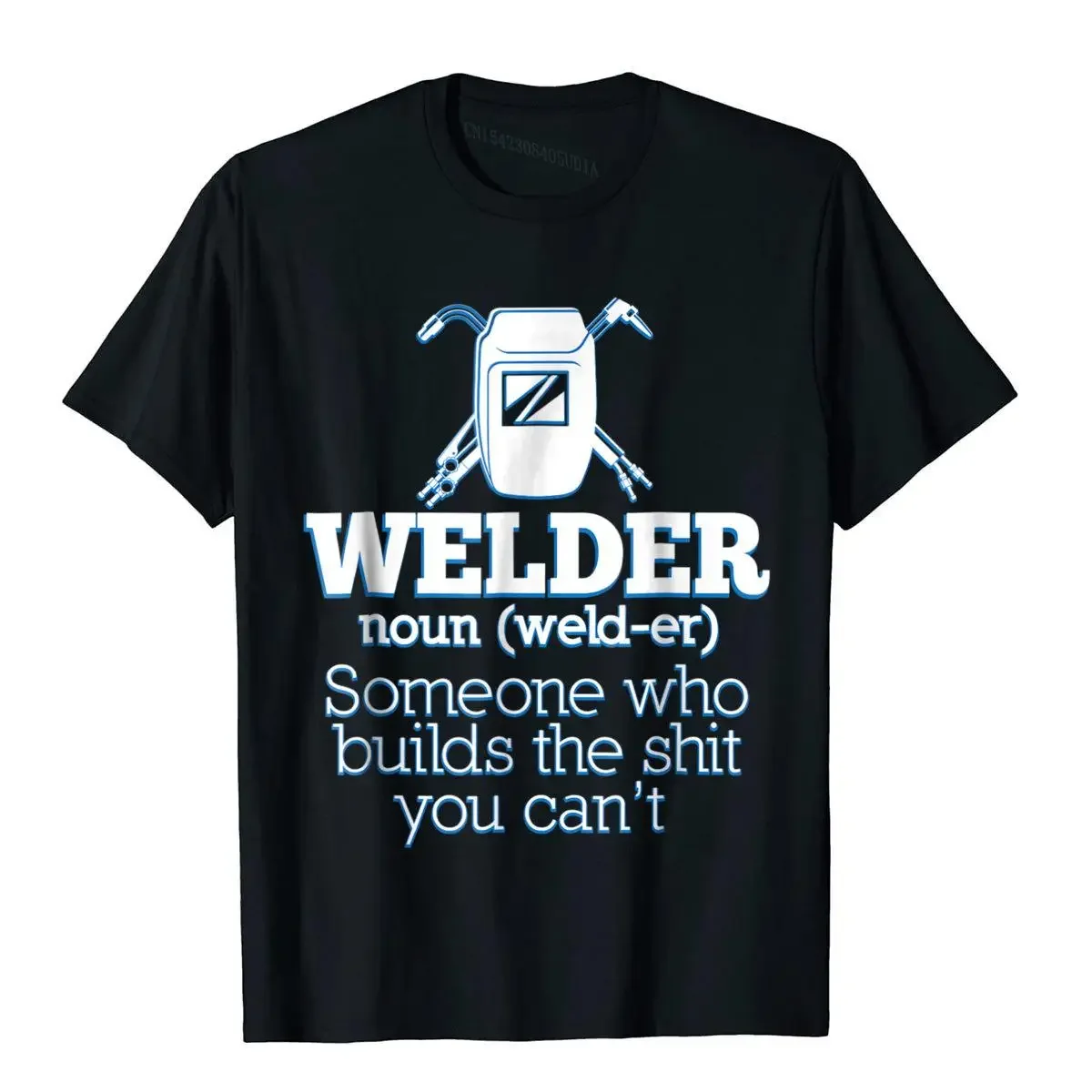 Welding T-Shirt Funny Definition Weld Family Printed On T Shirt Cotton Men Tops & Tees 3D Printed