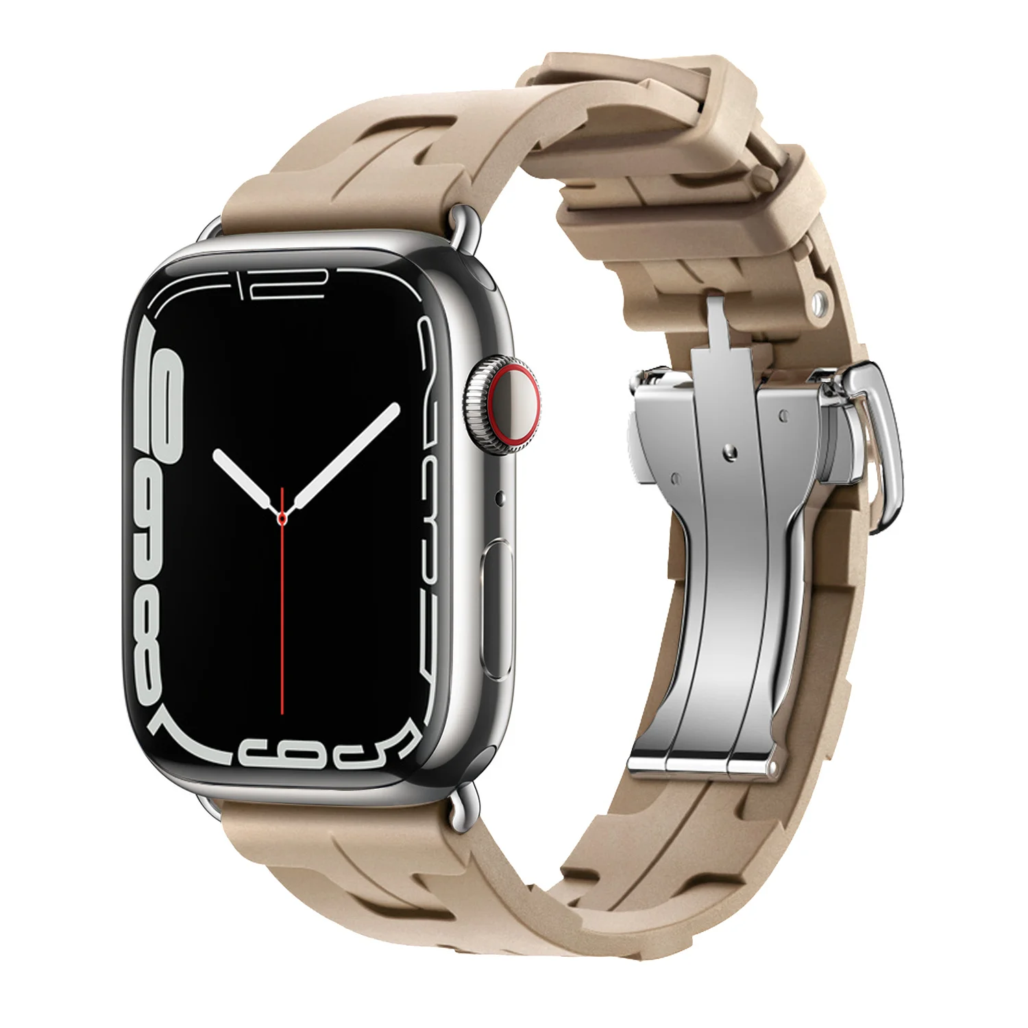 Apple Watch  HERMES ラバーバンド　38/40/41 Apple Watch Hermes Nylon Band 38 40 41mm Orange Used Jumping