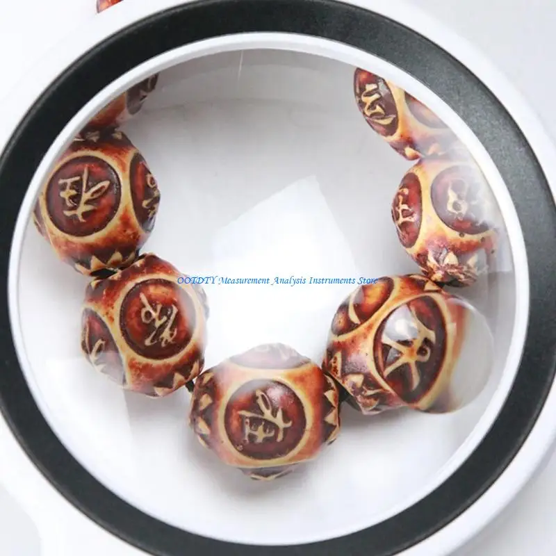 

367D Glass 10X/20X/45X Lens with LED Light Loupe for Inspection Jewelry Stamps Handheld Magnifier
