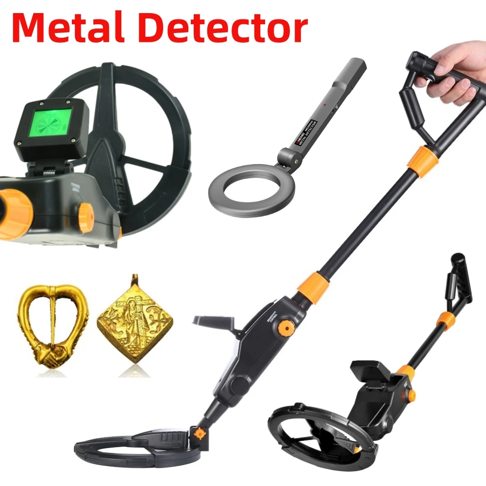 MD1008A Underground Metal Detector Gold Silver Jewelry Treasure Search Finders Waterproof Treasure Metal Seeker Tool