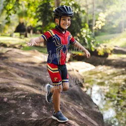 Children Cycling Clothes Bicycle Summer Boys And Girls MTB Cycling Jersey Shorts Suit Ciclismo kids Short Sleeve Riding Clothing