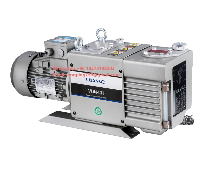 

ULVAC VD401 Oil Rotary Vacuum Pump - Direct Drive, Low Noise, 50/60Hz, 220V