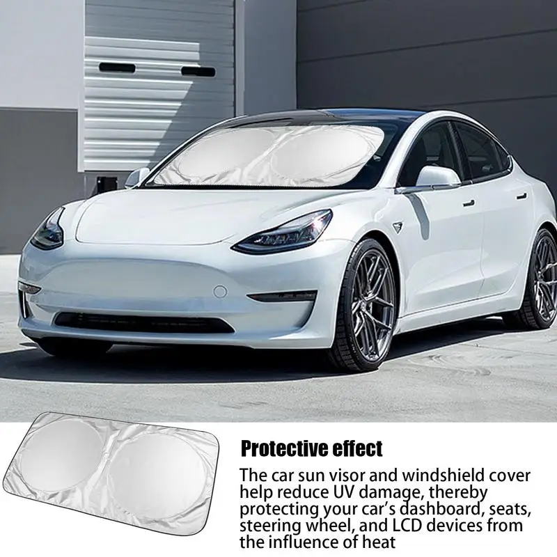 

Auto Sun Shades Front Windshield Automotive Glass Sunshade Auto Umbrella Sun Shade Cover UV Block Front Window For Auto Covers