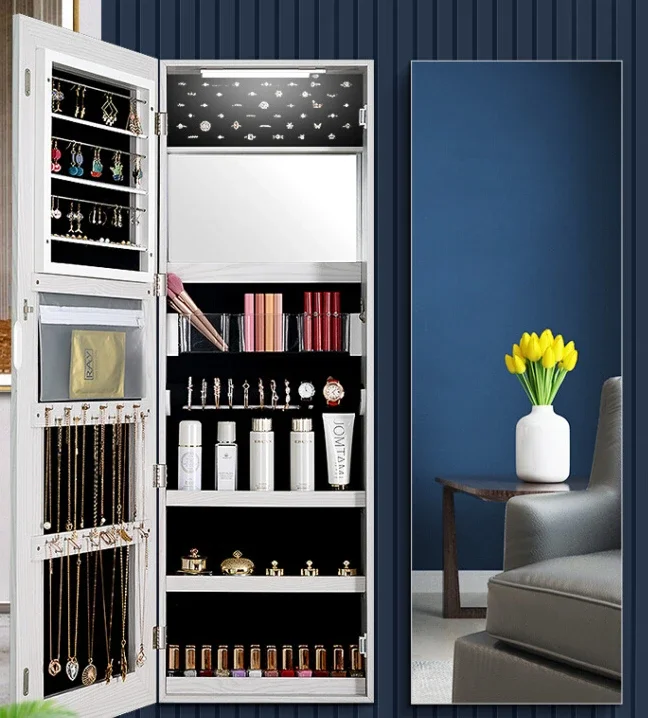

Hanging home girls' bedroom full-length mirror against the wall storage mirror cabinet hanging wall fitting mirror