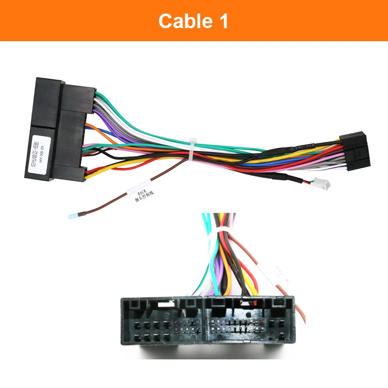 9 Inch Car Fascia Frame Cable For Hyundai i20 2008-2011 Android Big Screen Radio Dash Fitting Panel Kit