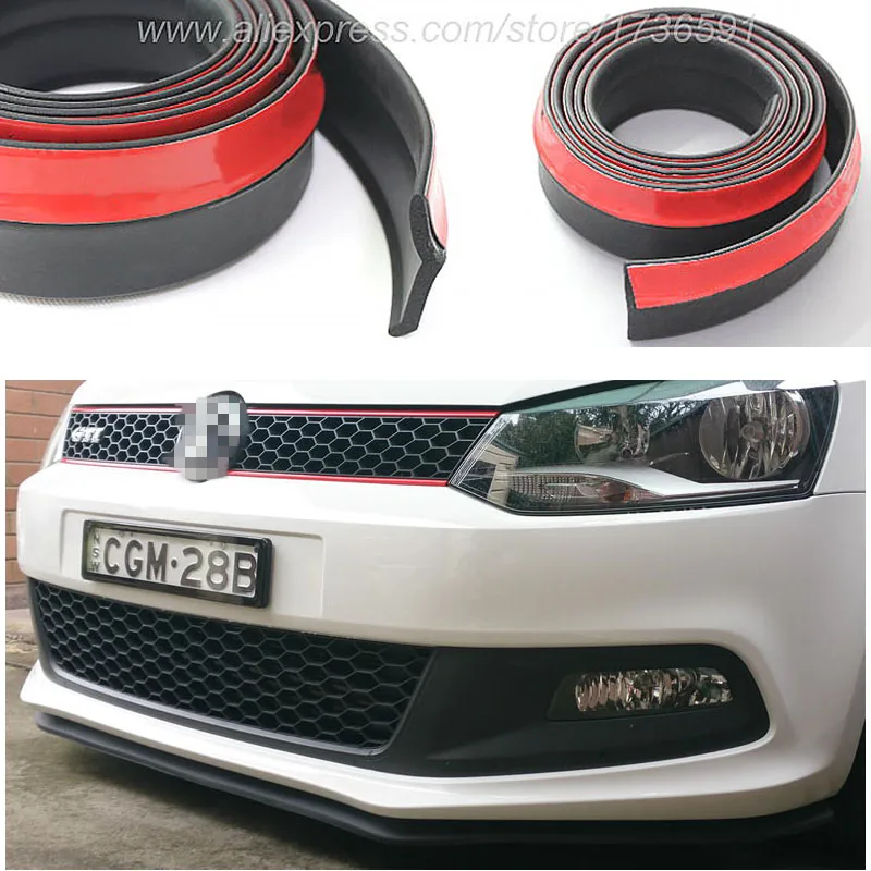 Auto Front Lip Deflector Skirt Bumper Lips Splitter For Volkswagen Jetta Beetle Bora Golf Lavida Lupo Passat Phaeton Polo