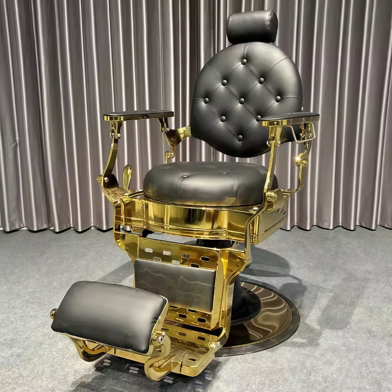 

Salon Chairs for Hair Stylist Barbershop Chair Shaving Grooming Perming and Colouring Silla Con Ruedas Commercial Furniture