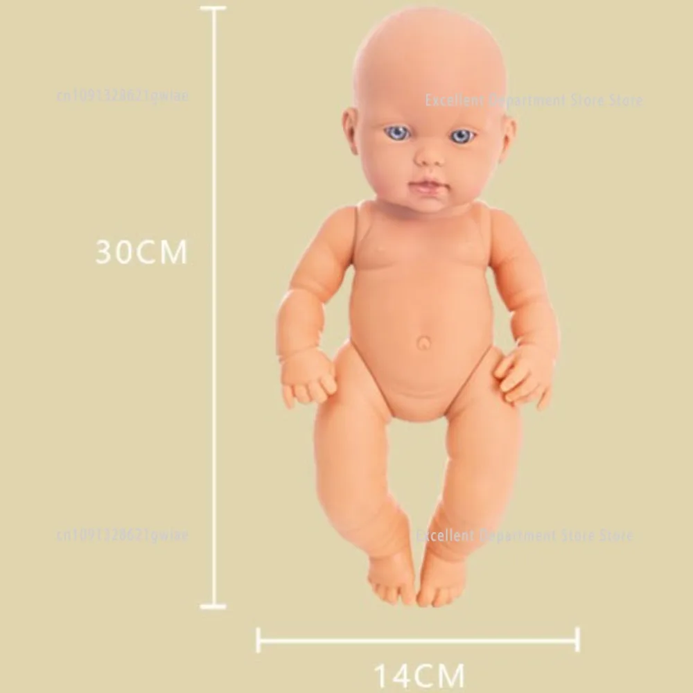 Bambola rinata in gomma per tutto il corpo da 30 cm con pelle dipinta Lavabile Soft Touch Neonato Ragazza Bambola in silicone Giocattolo Regalo di compleanno per bambini