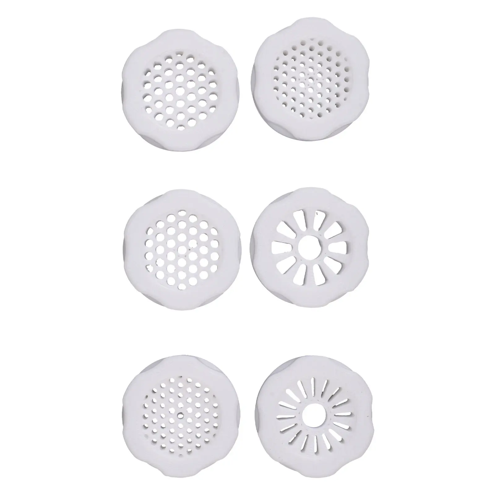 6pcs Faucet Filters for Hard Water Splash Proof Tap Guard Water Saving Nozzle Filter Mini Plastic Anti Splash Attachments