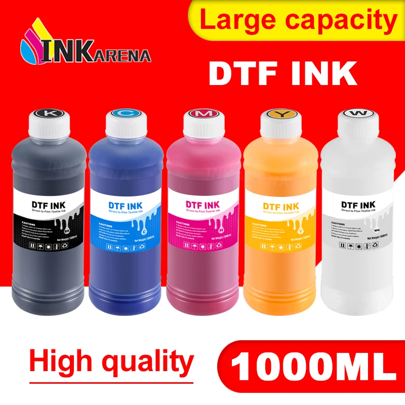 

1000ML White DTF INK Set For DTF Film Direct Transfer Film Heat Transfer for Epson Printer Ink I3200 L1800 L800 L805 PET Film