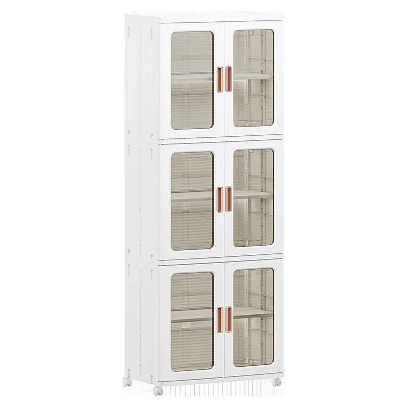 Household Children's Clothes Sundries Locker Toy Finishing Plastic Locker Foldable Installation-free Storage Cabinet