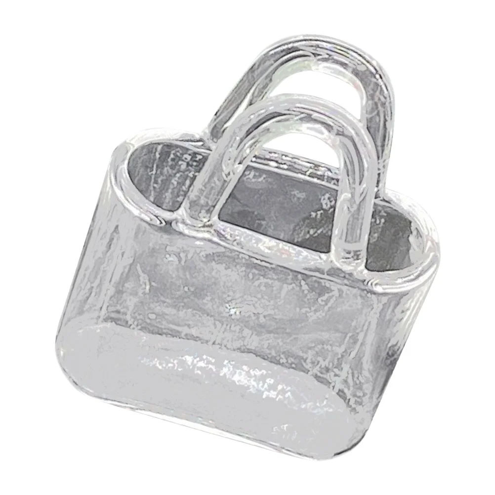 

Portable Glass Bag Mini Vase Plant Play House Decor Baby Transparent Accessories Toys