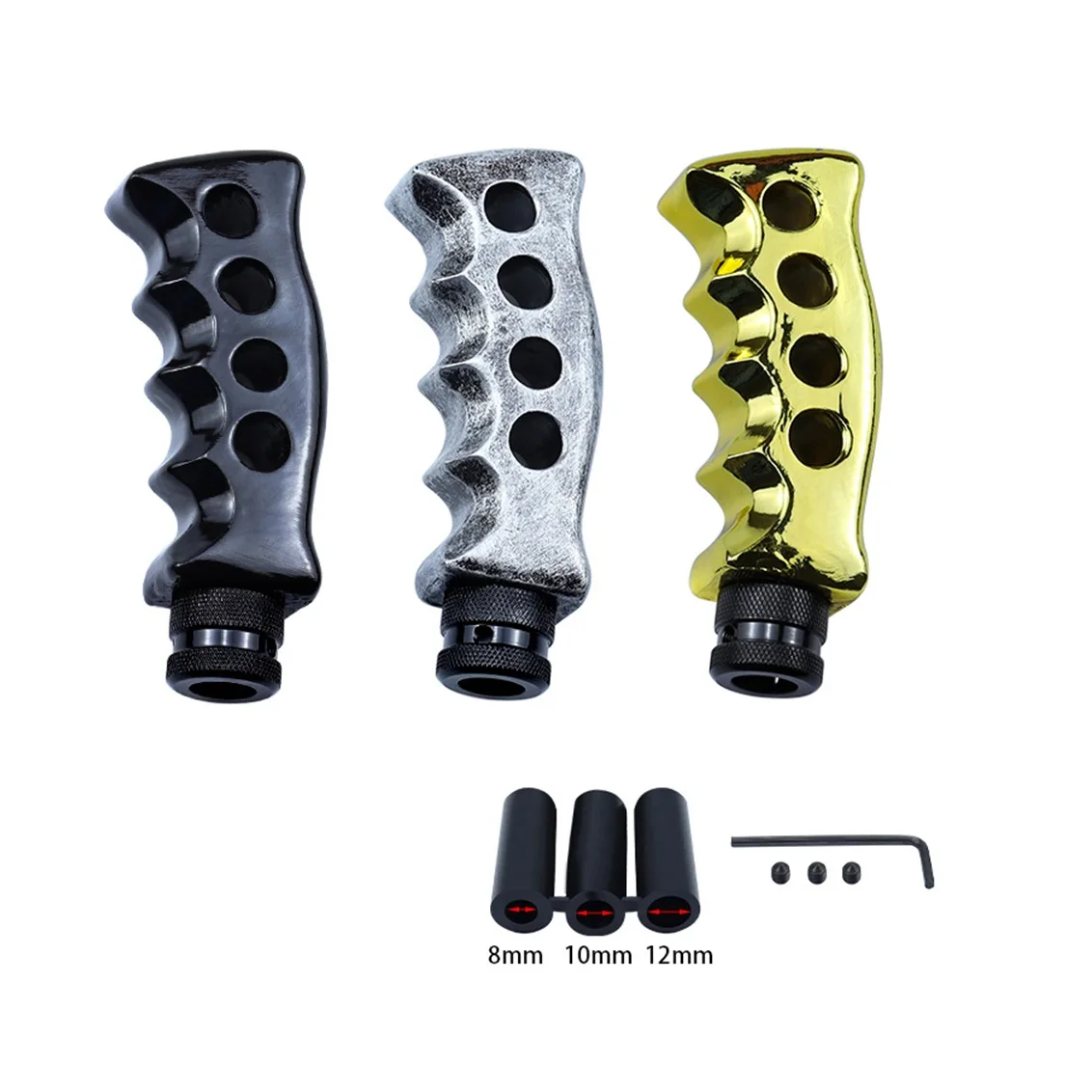 العالمي مقبض السيارة والعتاد التحول المقبض دليل ناقل الحركة والعتاد عصا رافعة شيفتر المقبض الألومنيوم في MT #3