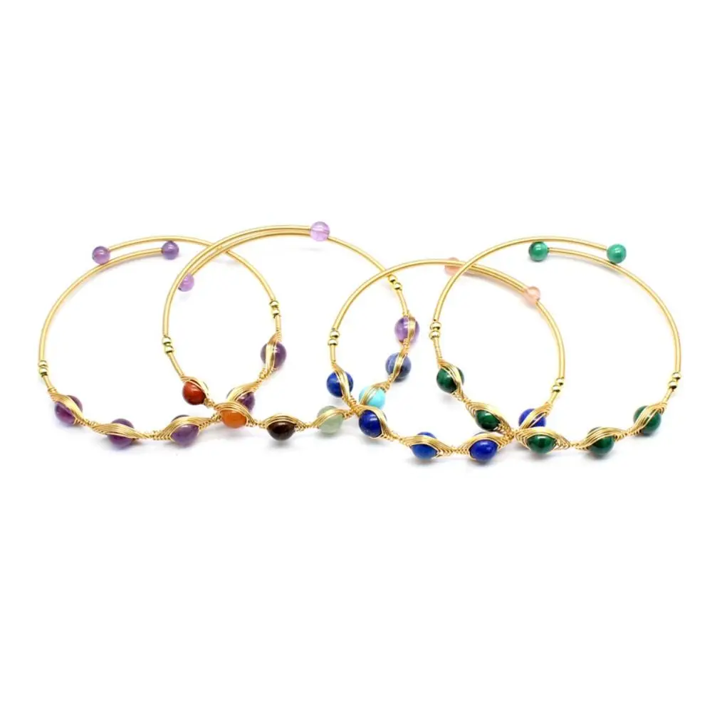Adjustable Crystal Bead Energy Bracelet