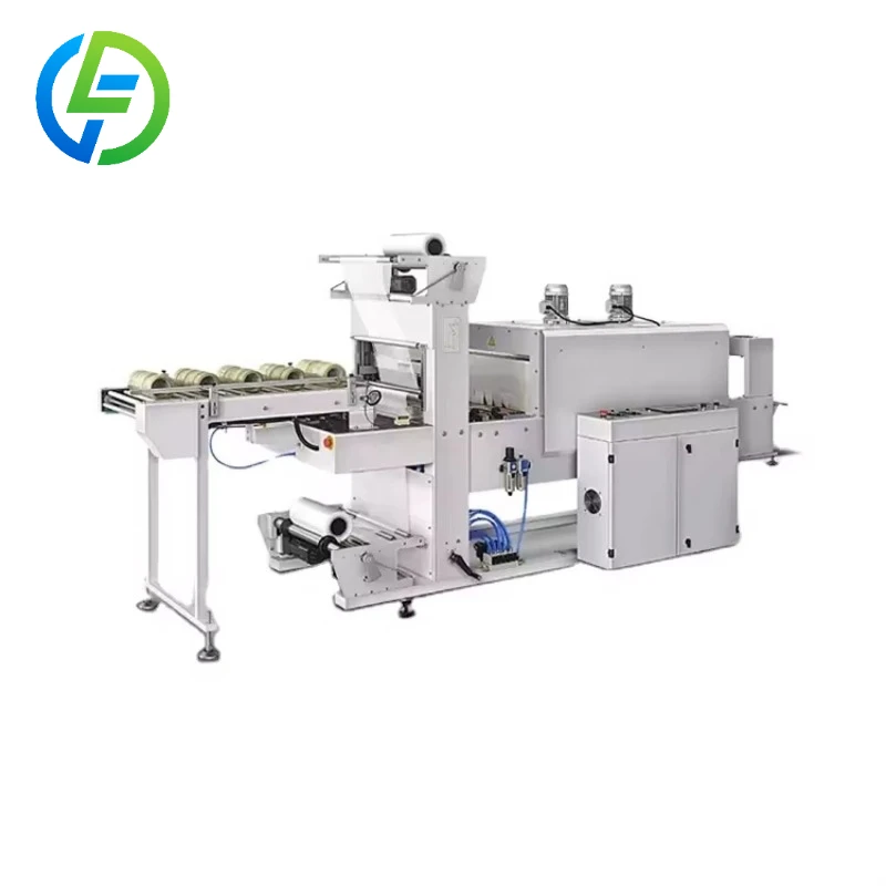 Customize Automatic Heat Shrink Machine for Chemical Food Textiles Packaging PE Tapes Shrink Film Wrapping Core Components Pump
