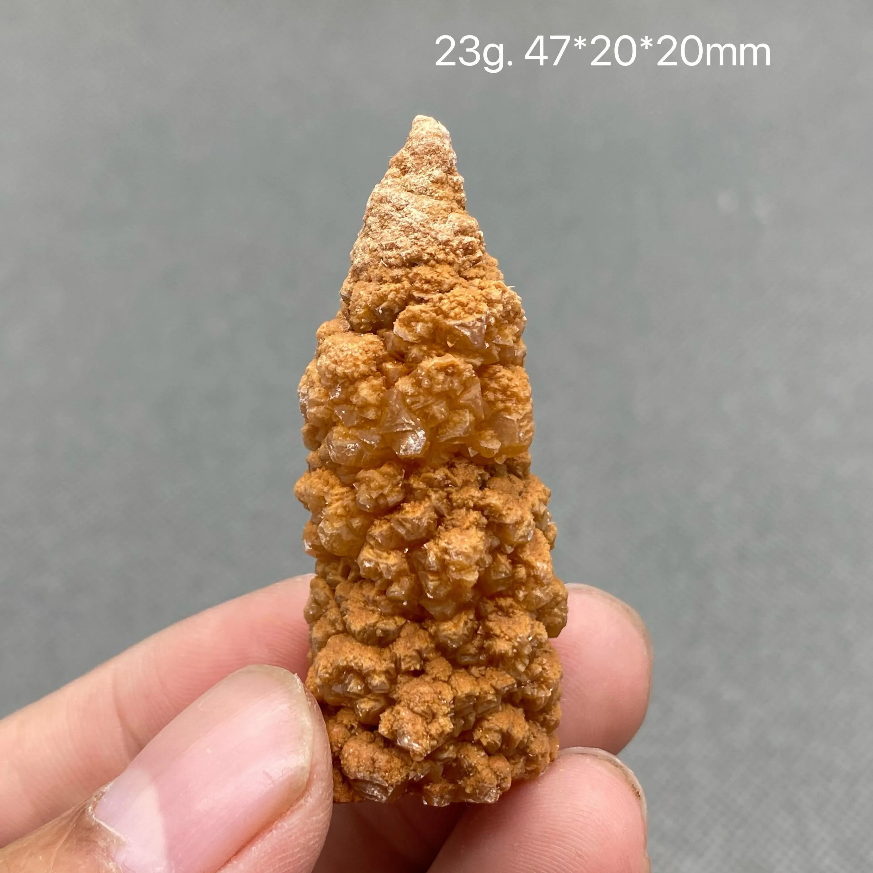 100% natural wheat ear (pagoda) crystalline stone crystal rough mineral standard