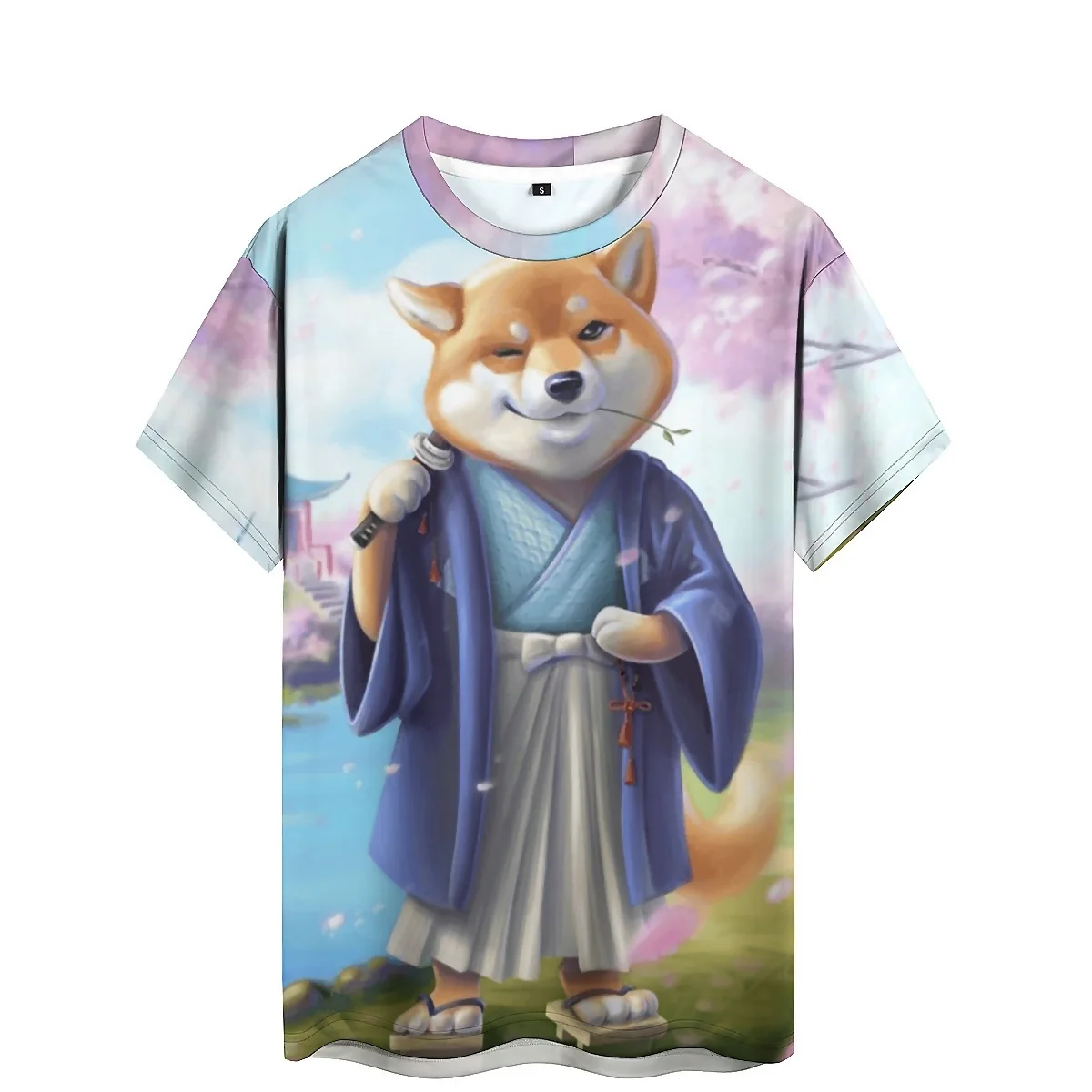 

2027 New Men's 3D Printed Short Sleeve T-Shirt - Casual All-Over Print Shirt