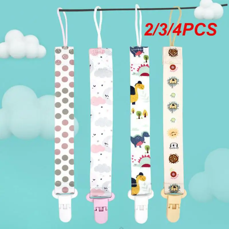 2/3/4PCS Anti-lost Chain -shaped Clip Cartoon Multicolour Supplies Anti-lost Toy Belt Portable Animal Pattern 29cm