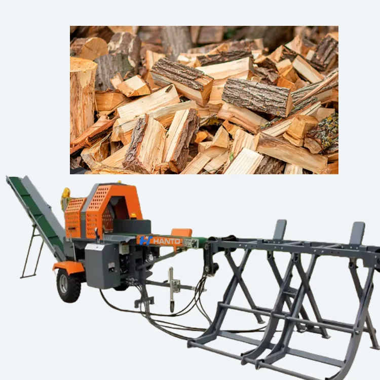 Heavy Duty Hydraulic Log Splitter | Commercial Wood Processor for Outdoor & Farm Use