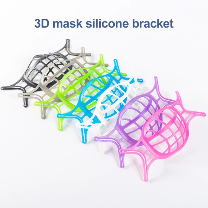 3D 입 마스크 지지대 브래킷 호흡 보조 마스크, 내부 쿠션 립스틱 보호 스탠드, 통기성 코 보호 TPE