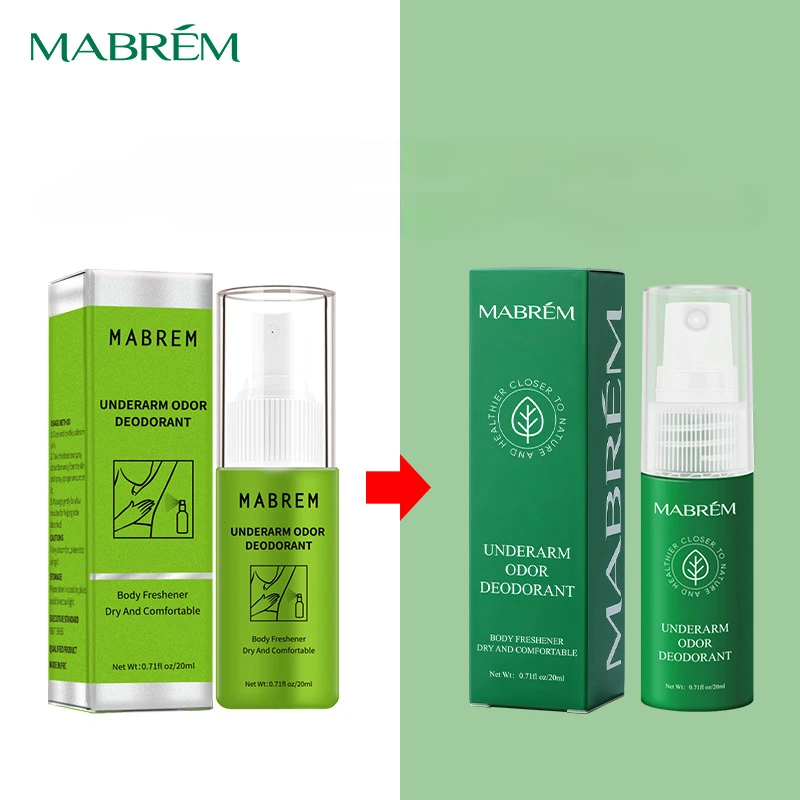 MABREM Body Odor Sweat Deodor Perfume Spray For Man and Woman Removes Armpit Odor and Sweaty Lasting Aroma Skin Care Spray 20ml