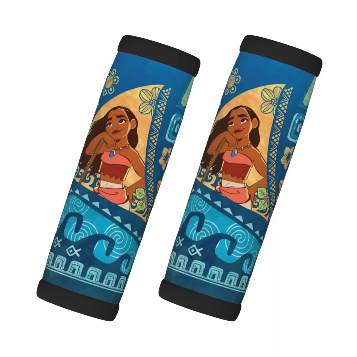 

Изготовленный на заказ чехол на ручку с рисунком Моаны для дверных ручек, чемоданов, дорожные аксессуары