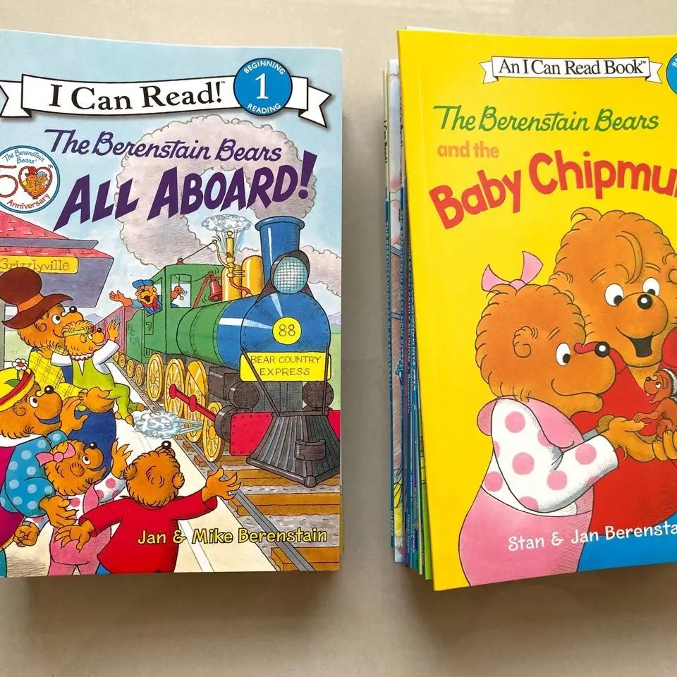 25 Books/set I Can Read Phonics Books My Very First Berenstain Bears English Picture Story Book for Children Kids Reading Book