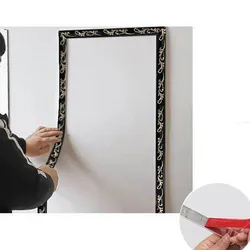 Self-adhesive Skirting Line Beautiful Seam Wall Stickers Mirror Frame Soft Gypsum Living Room Ceiling TV Background Wall Decor