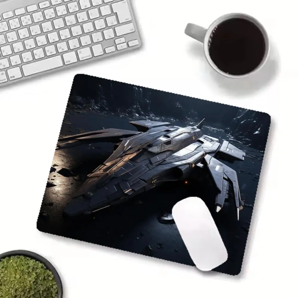 Space Shuttle Flying Above Colorful Planet Earth Orbit Mouse Pads Suit Large Size Laptop Office Desktop Learning Mat