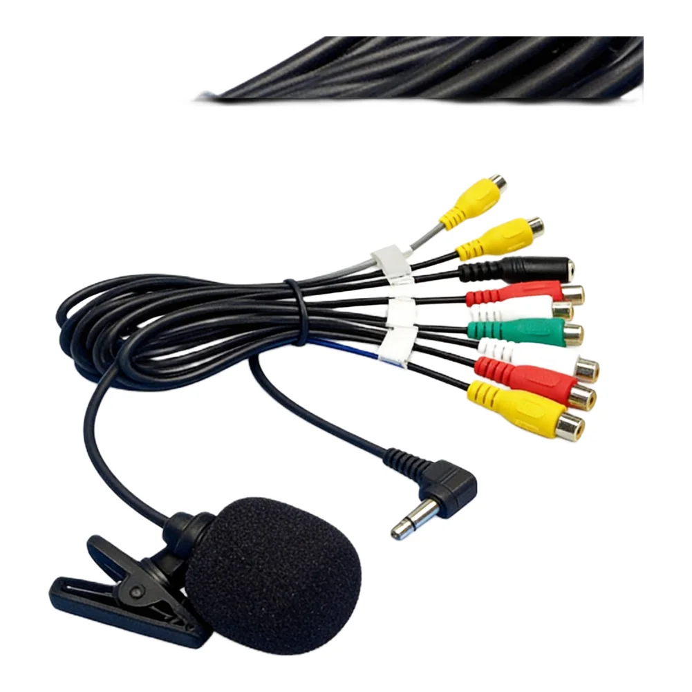 4G Audio Adapter Microphone Connector Car Multimedia Setup 20pin Connector 3.5mm Microphone Interface Direct Installation