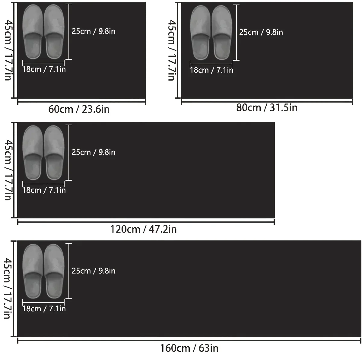 주방 미끄럼 방지 매트 규조토 흡수 매트 레스토랑 바닥 매트 욕실 매트 간단한 입구 매트